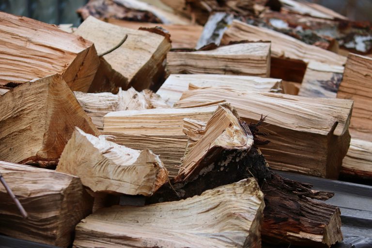 spited logs